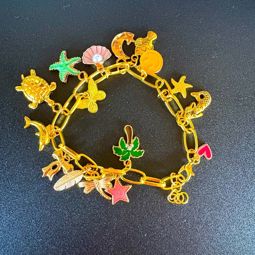 Charm Bracelet. Hand crafted